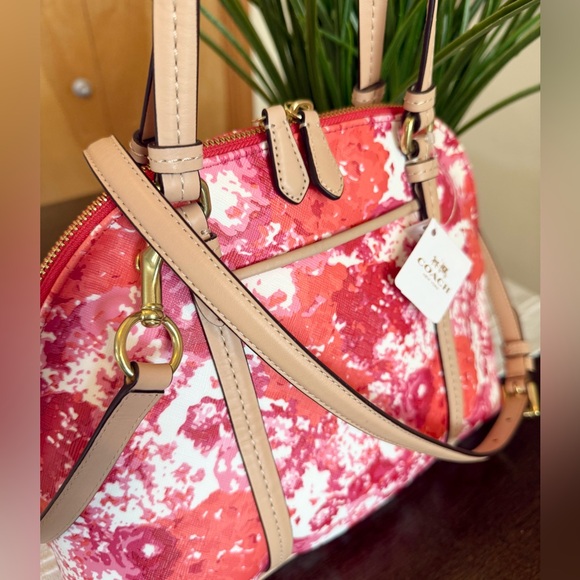 Coach Peyton Floral Dome Satchel - Picture 6 of 10